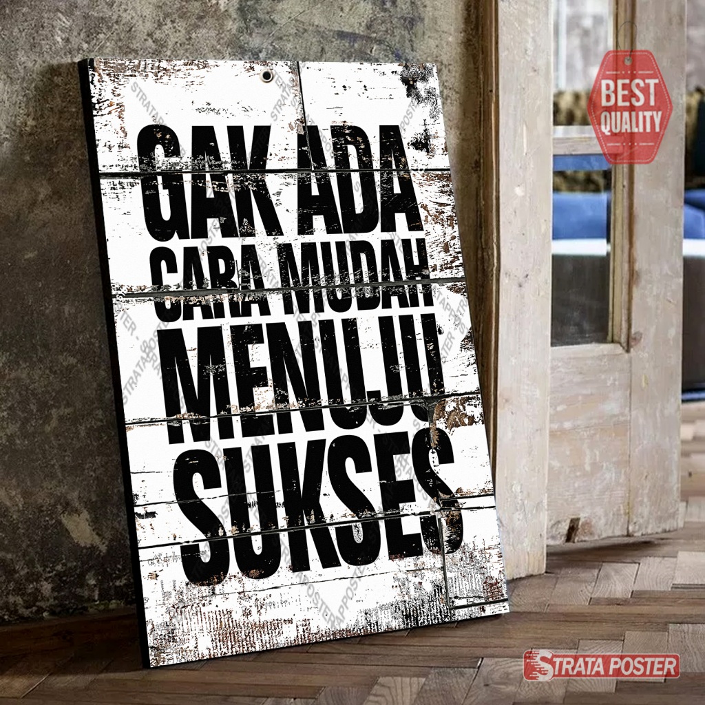 Poster Motivasi Kata Bijak Dekorasi Dinding Kamar