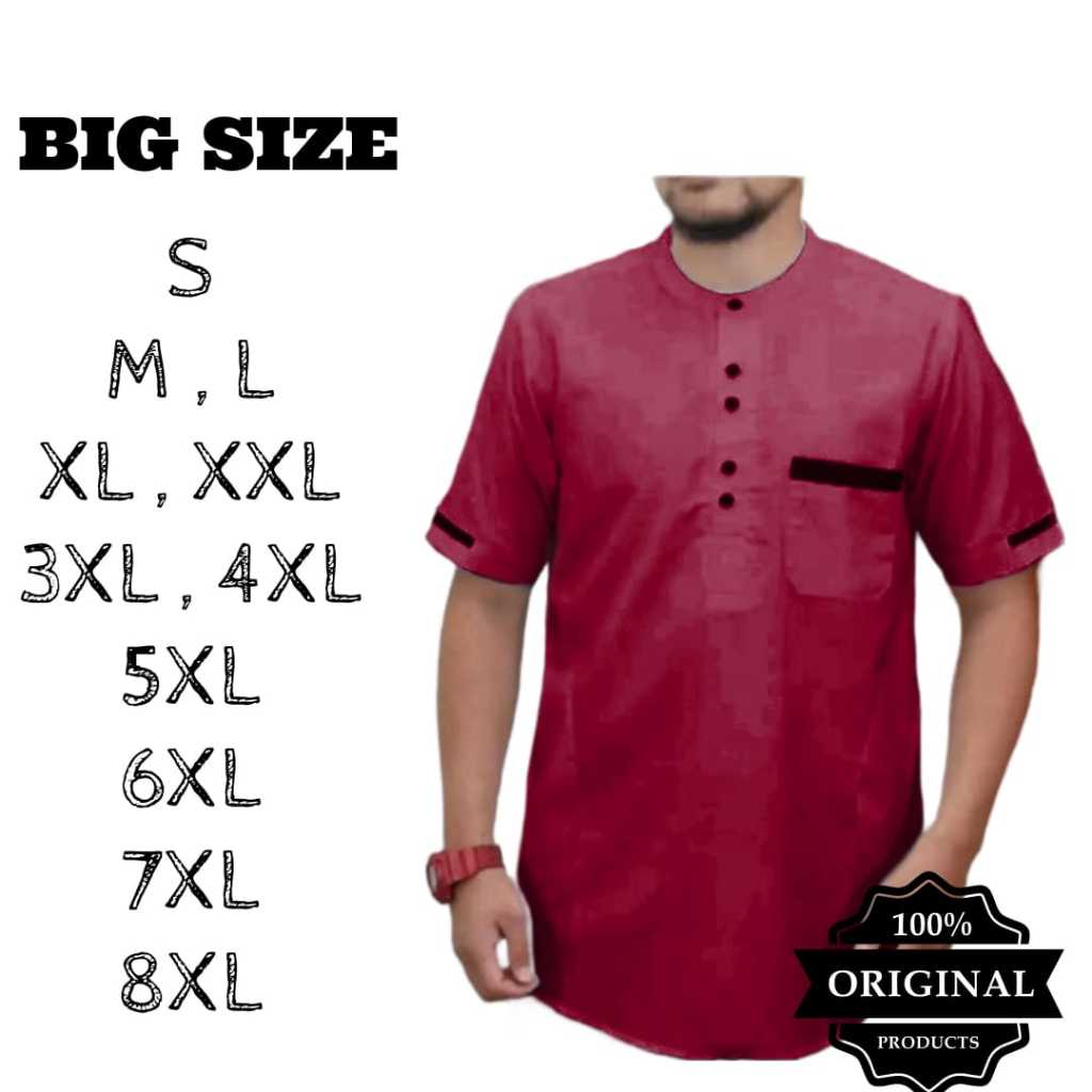 KOKO KURTA BAJU KOKO BIG SIZE JUMBO BAJU KOKO MUSLIM