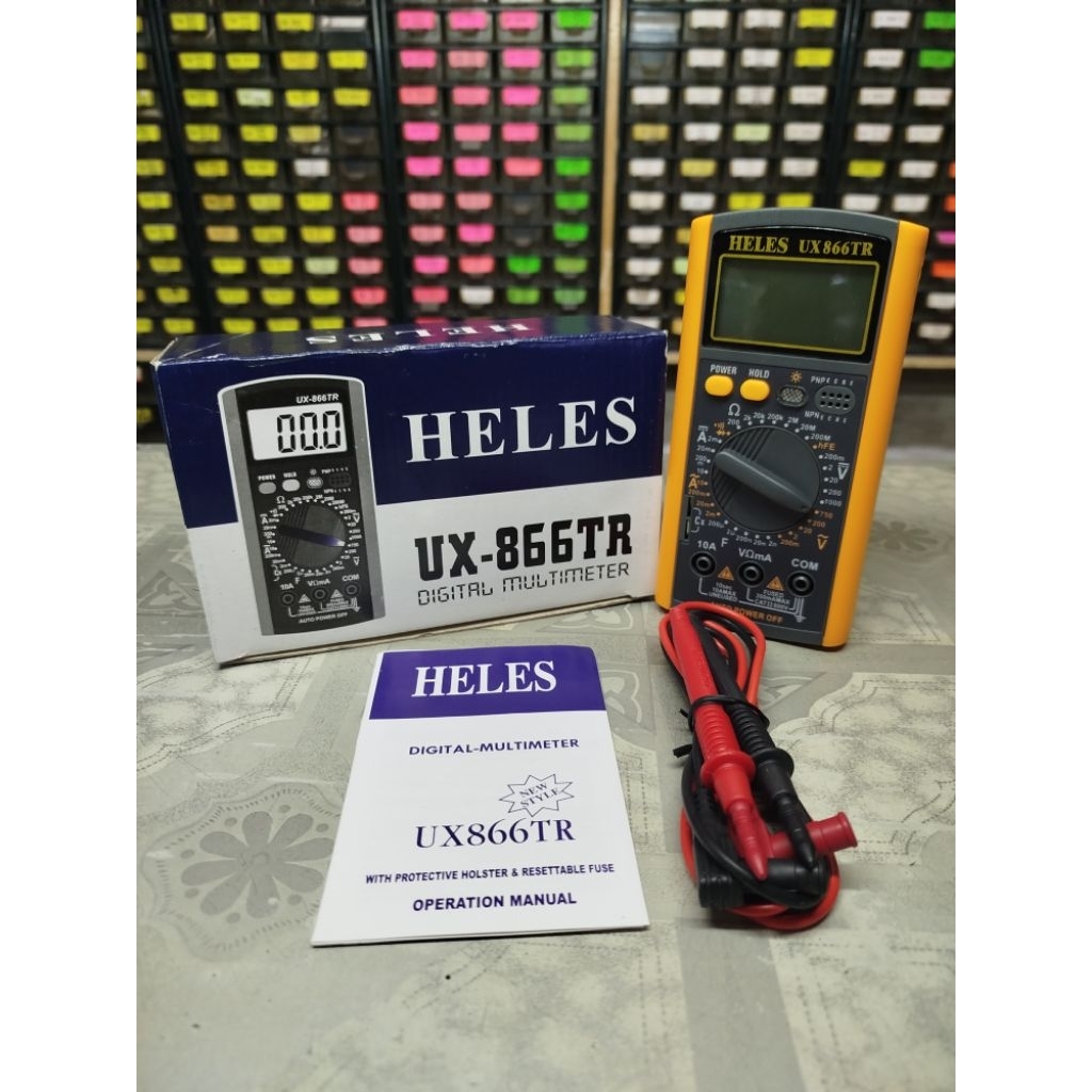 avometer digital heles multitester digital heles ux866tr