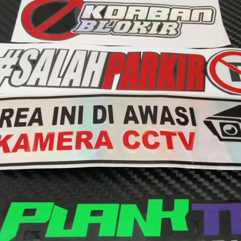 

stiker peringatan isi 3pcs