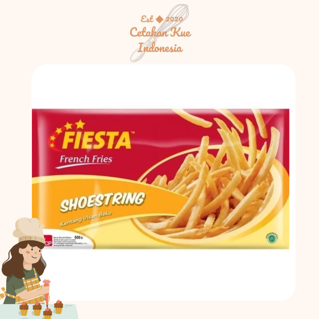 

{CKI} Fiesta Kentang Shoestring Frozen 500Gr Kentang Goreng Beku Fiesta