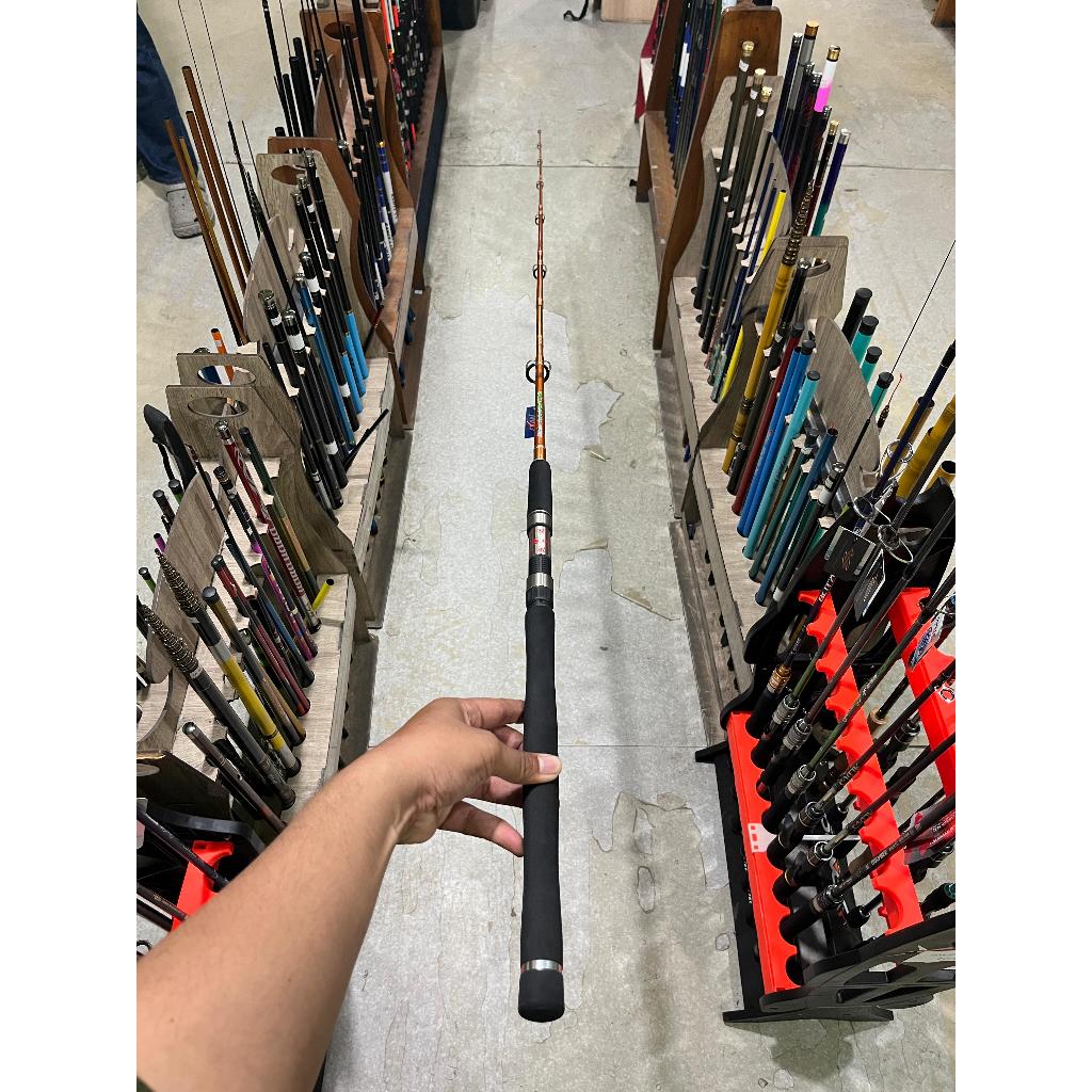 Joran Pancing Spinning Exori Golden Bay 662 198cm 12-25lb Fiber Composite