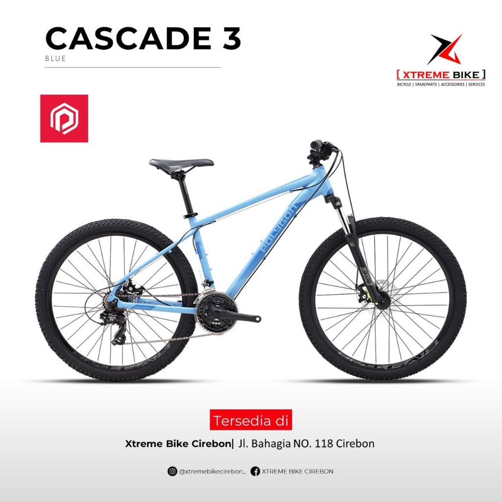 Sepeda MTB 27.5" Polygon Cascade 3 - Sepeda Gunung