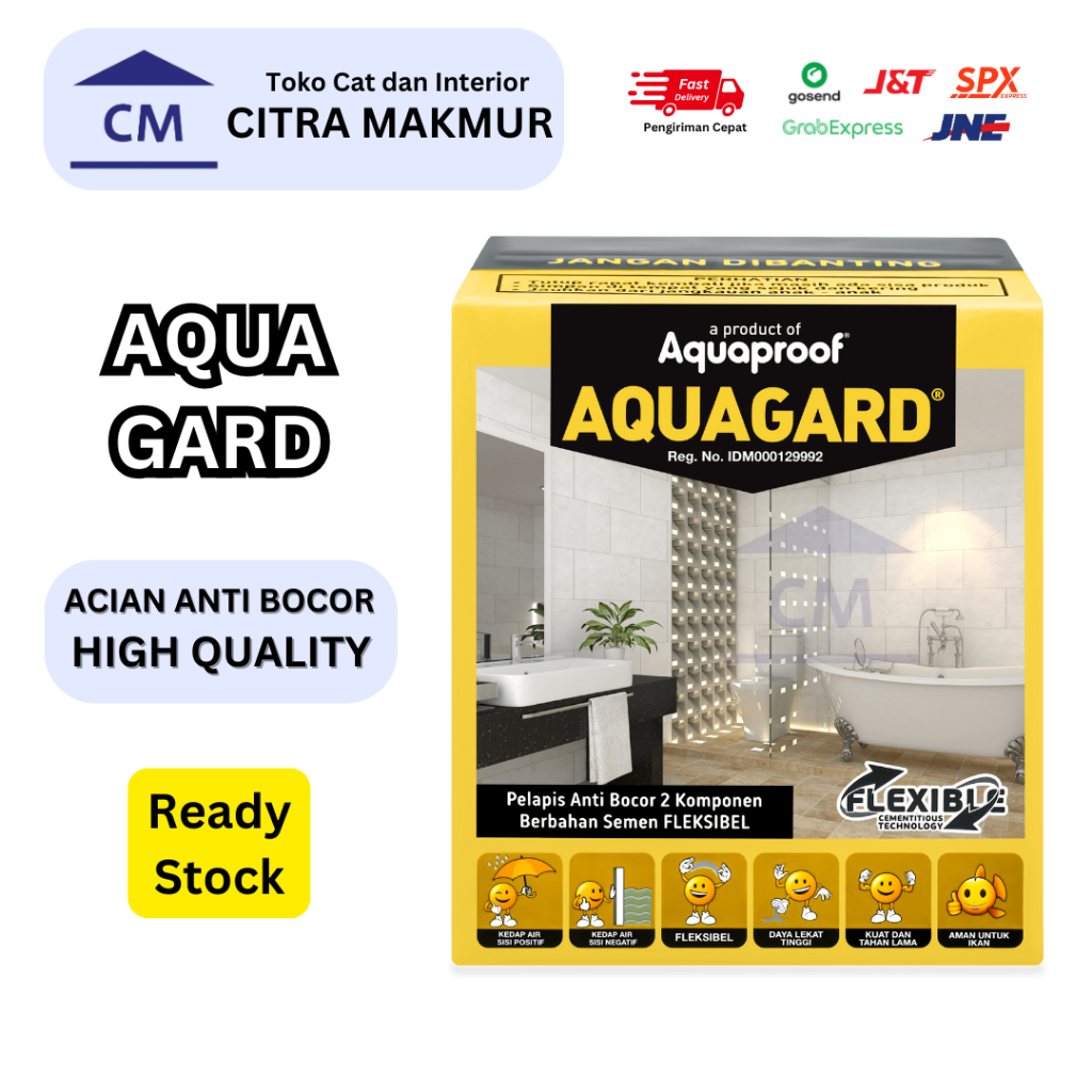 AQUAGARD  - 2.5 Kg (Semen/Acian Anti Bocor dari Aquaproof)