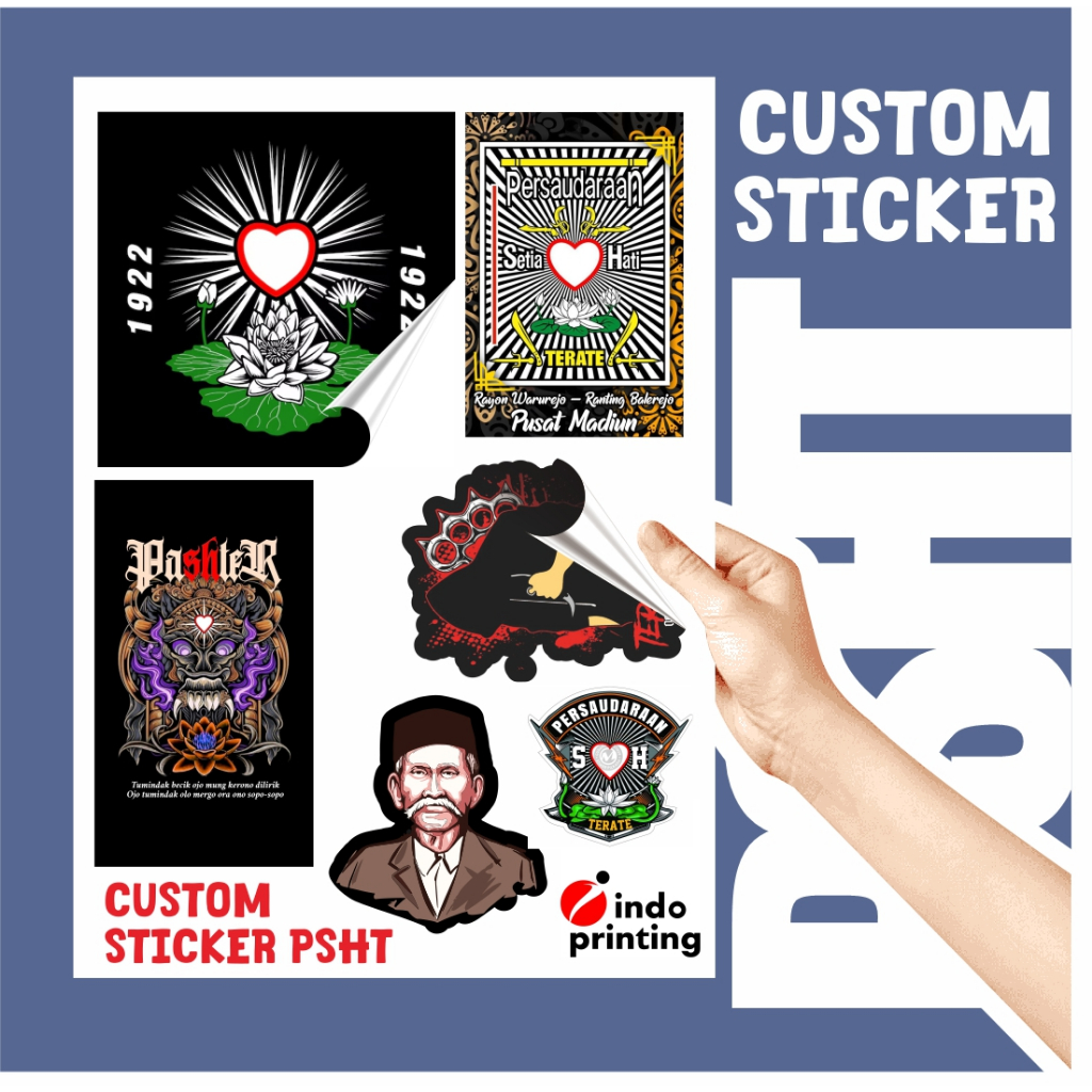 

Sticker PSHT custom Ukuran A3 Cutting