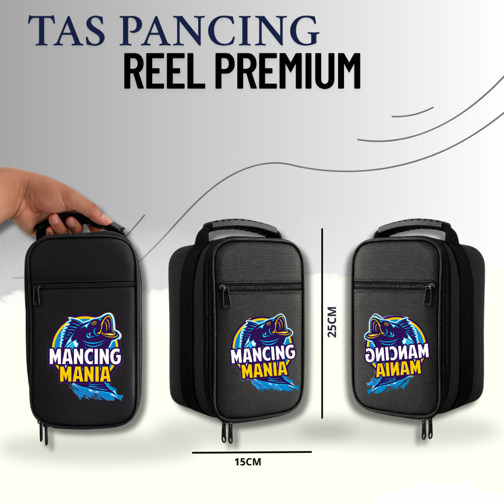 Tas reel Pancing Anti Air Waterproof Bahan Tebal jumbo