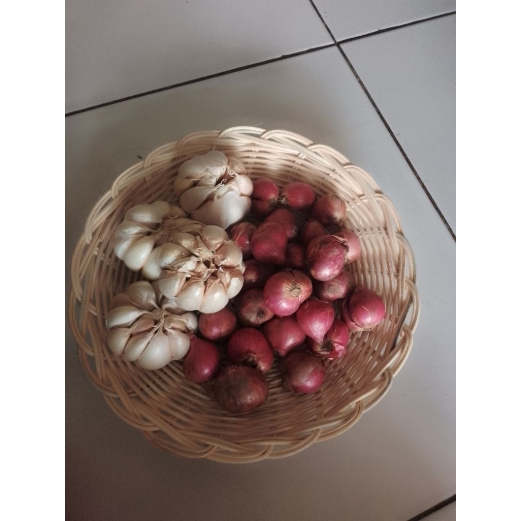 

bawang merah mix bawang putih 1kg