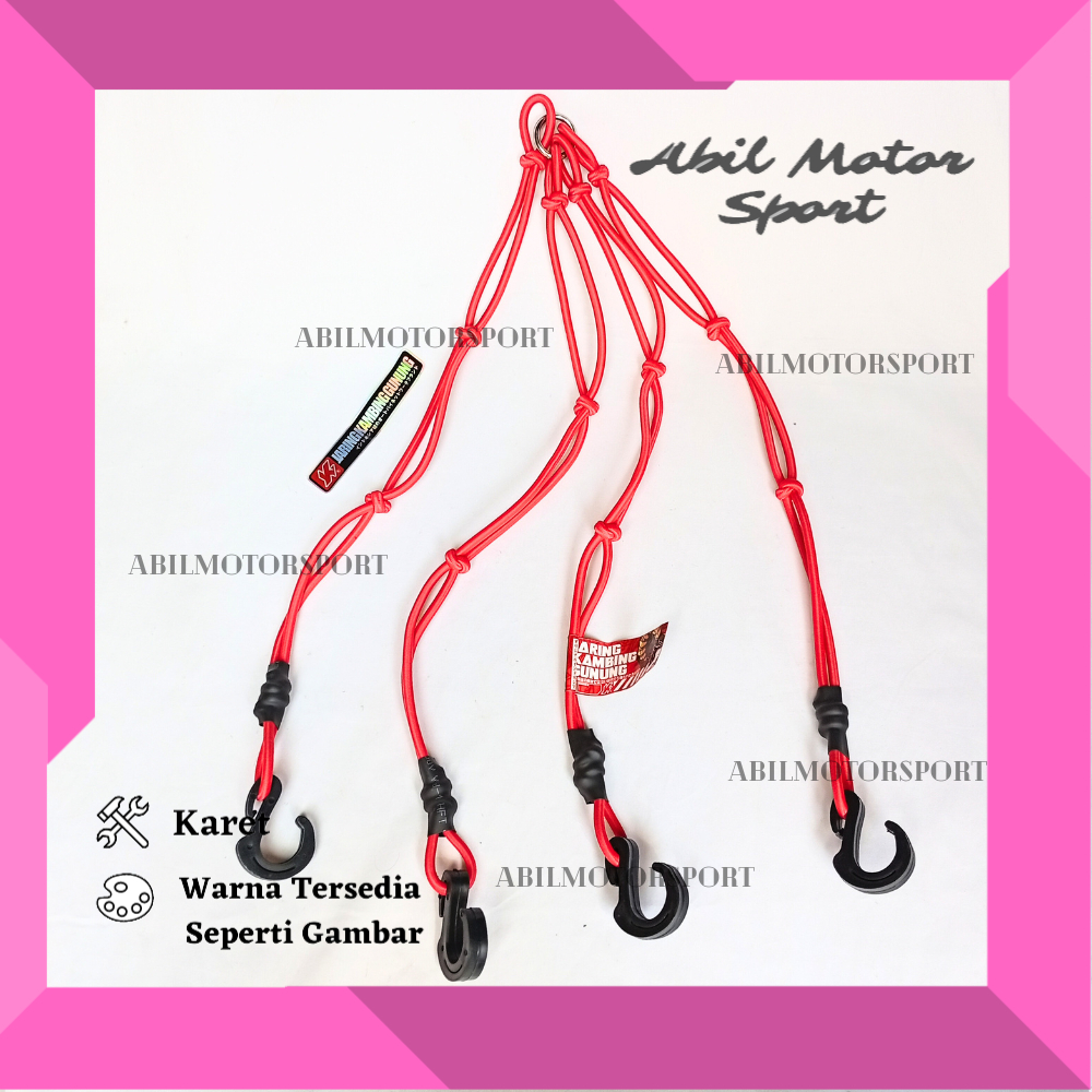 JARING KAMBING GUNUNG BOXER JARING KAMBING MOTOR TALI BAGASI JOK MOTOR JARING MOTOR JARING TAS JAS H