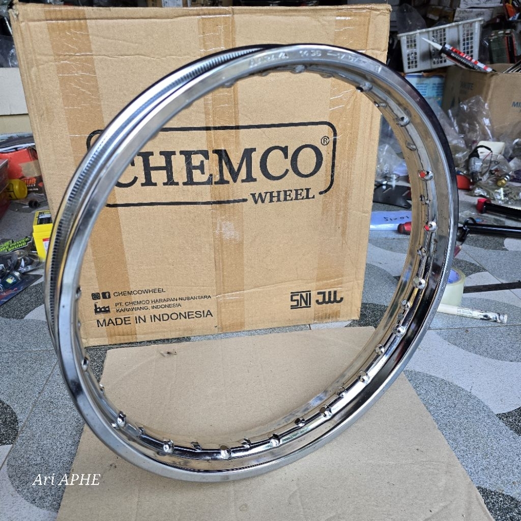 rim velg chrom ARAYA japan original 160 ring 16 NOS