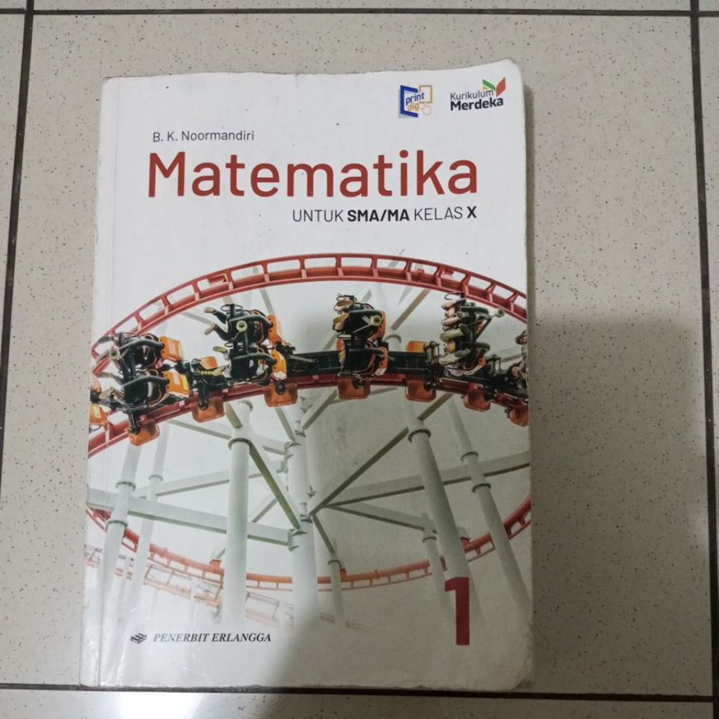 Buku Matematika kelas x, kelas 1 SMU, penerbit erlangga
