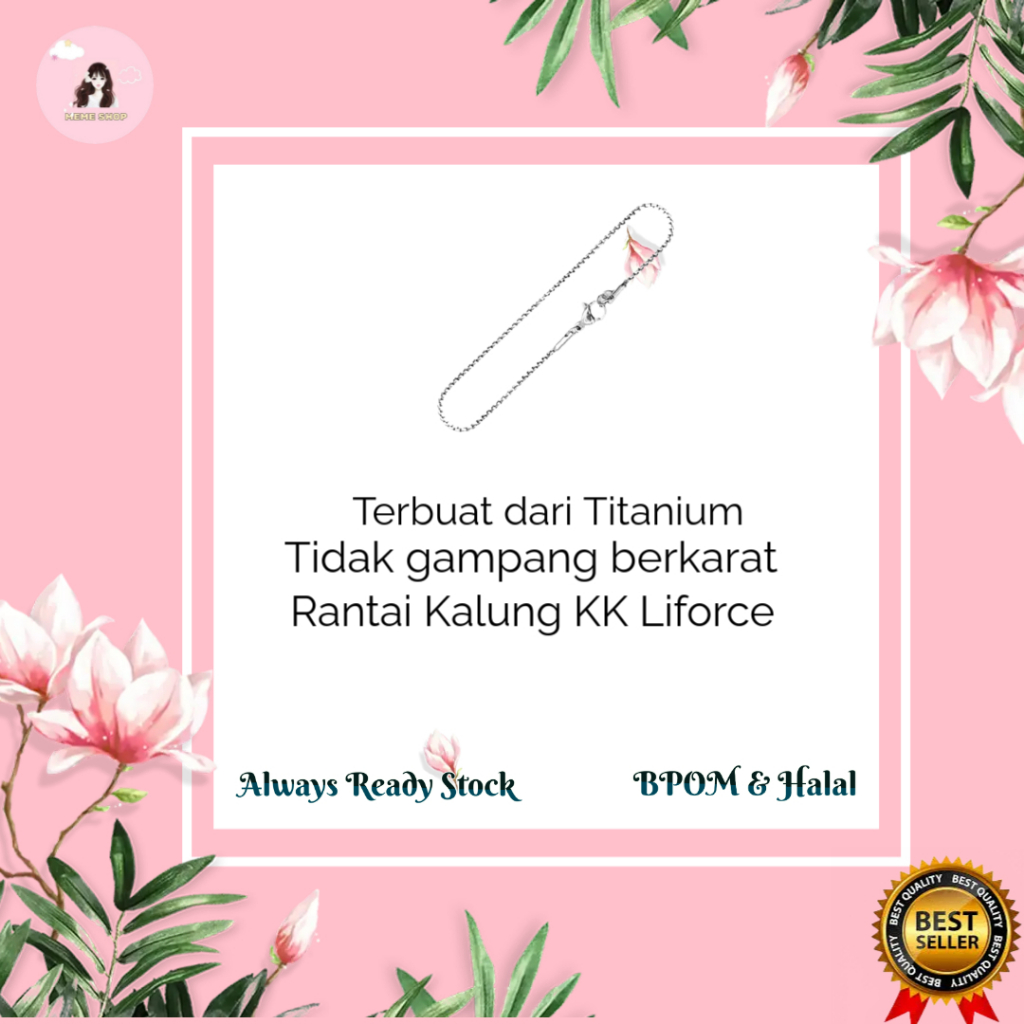 Rantai Kalung Chain KK Liforce (Tersedia 2 Varian) Asli Original