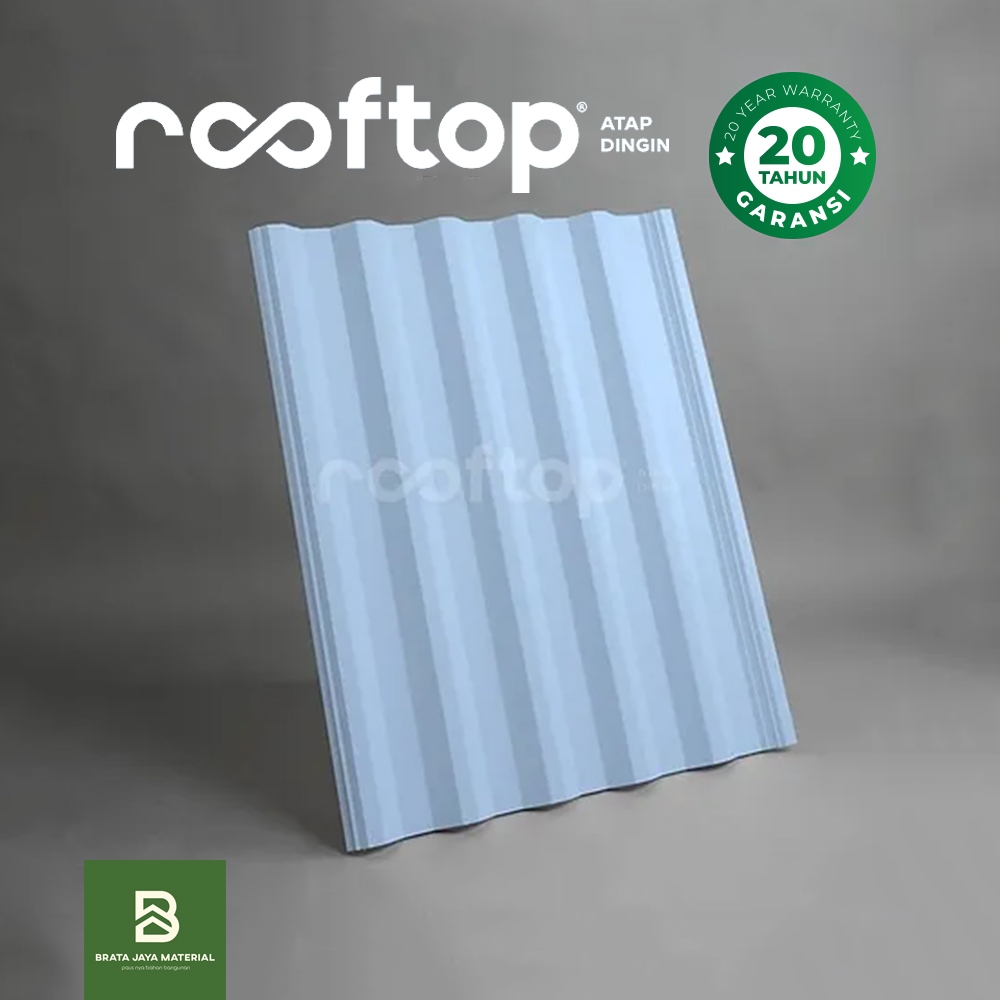 Atap uPVC Rooftop I Series I-Series 1 Meter FREE ONGKIR Rumah Gedung Ruko Alderon Rooftuff Halodeck 
