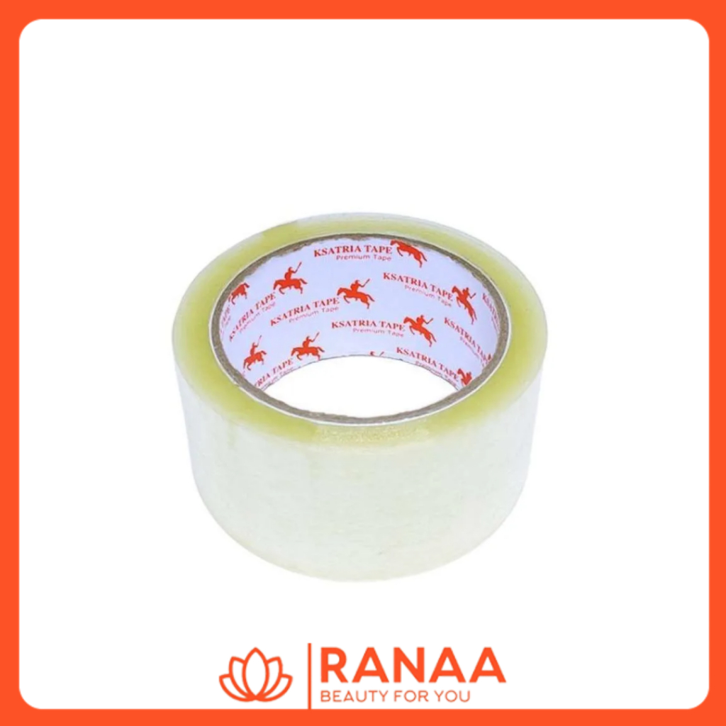 

Lakban OPP Tape / Lakban Bening KSATRIA PREMIUM 45MM X 80Y (67M)