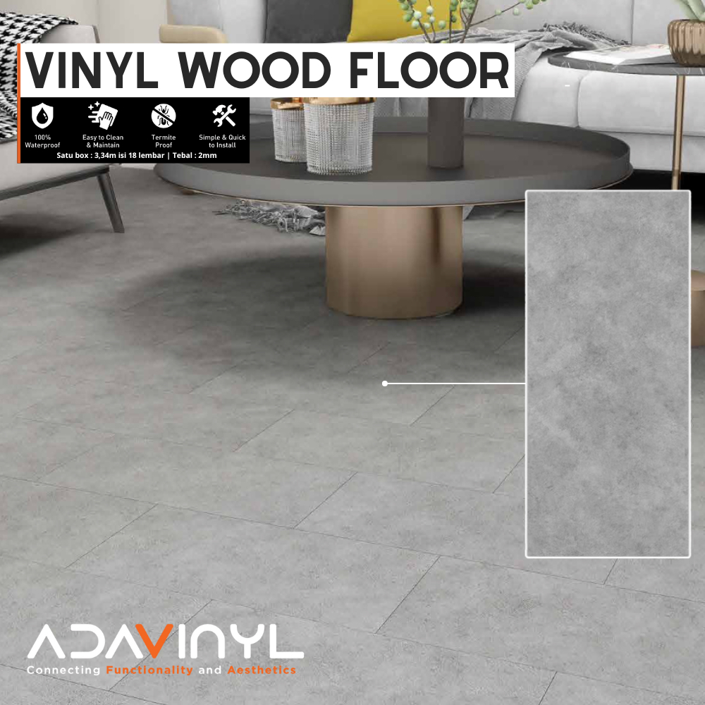 Lantai Vinyl ADAVINYL | SPC | Lantai Motif kayu | Lantai Parket | Lantai SPC | SPC lantai kayu