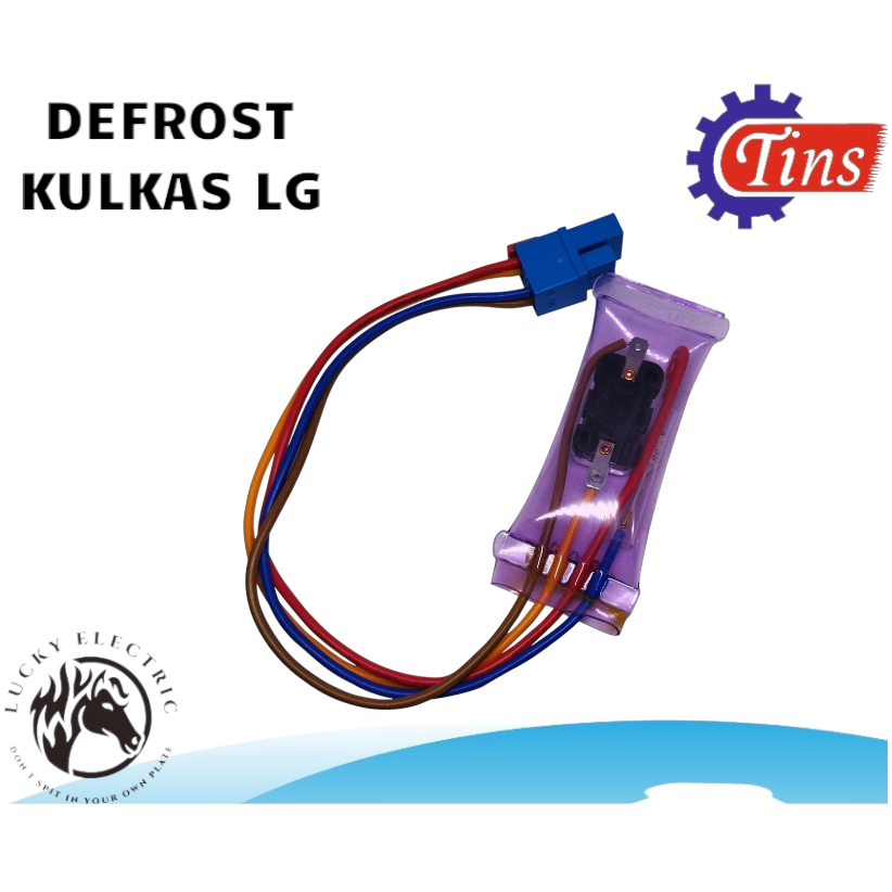 DEFROST BIMETAL LG NO 2 DEFROST BIMETAL 4 KABEL DEFROST KULKAS FUSE SET BIMETAL