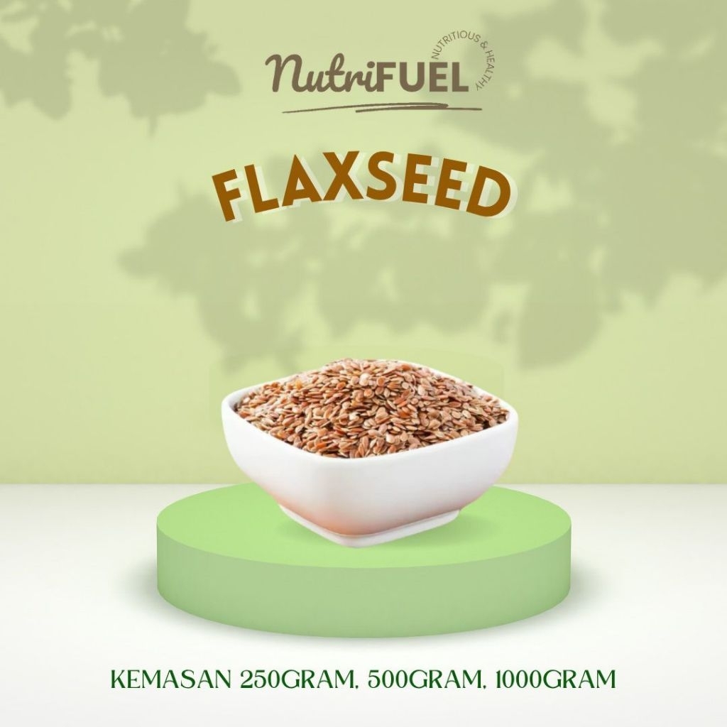 

Natural Flaxseed / Biji Rami 250 gram / 500 gram / 1000gram