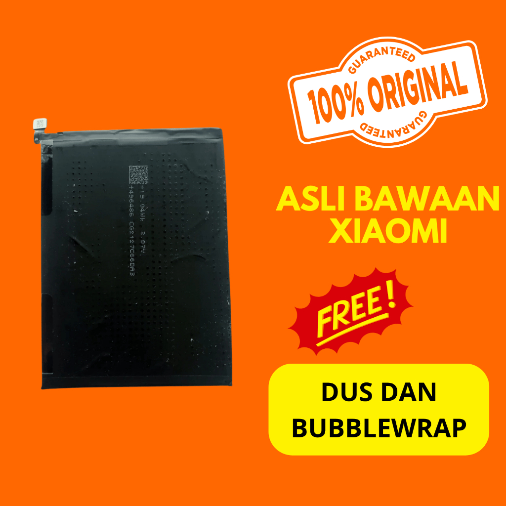 BATERAI HP XIAOMI REDMI 10 - BN5A - NOTE 10 5G-POCO M3 PRO-ASLI ORIGINAL CABUTAN BAWAAN