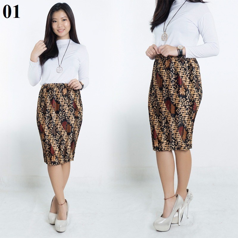 Disc Rok Batik Pendek Kondangan Rok Batik Pendek Natal Bawahan Kebaya Wanita