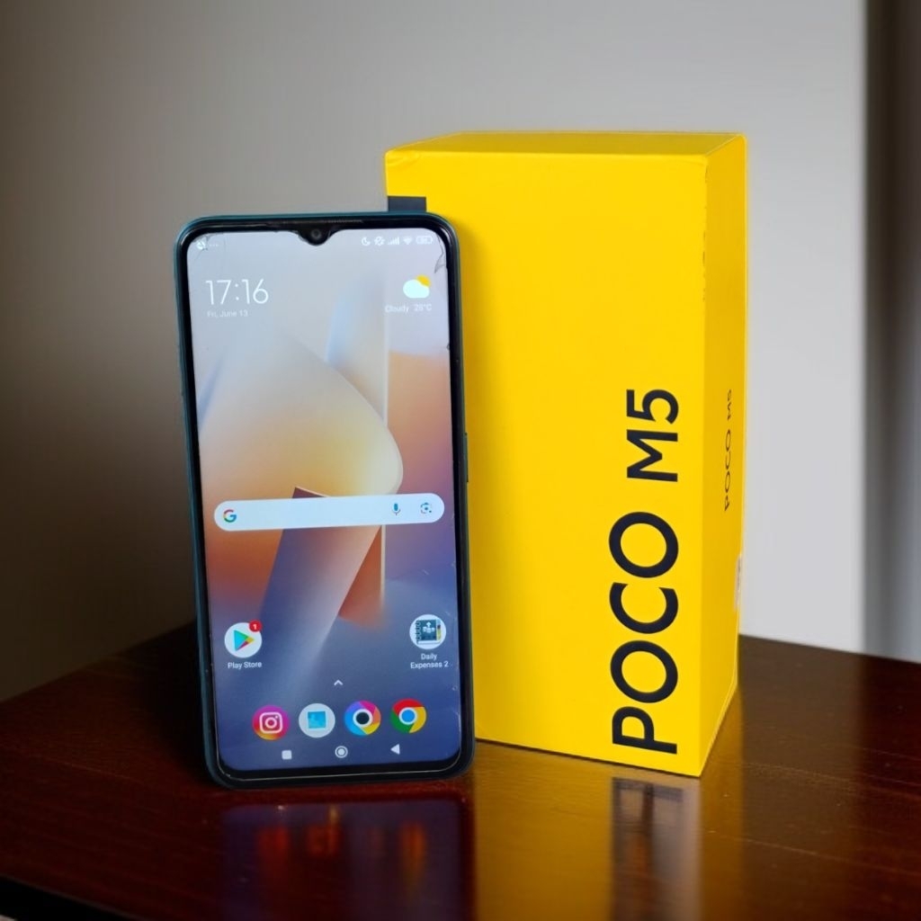 Poco m5 4/64 bekas second normal