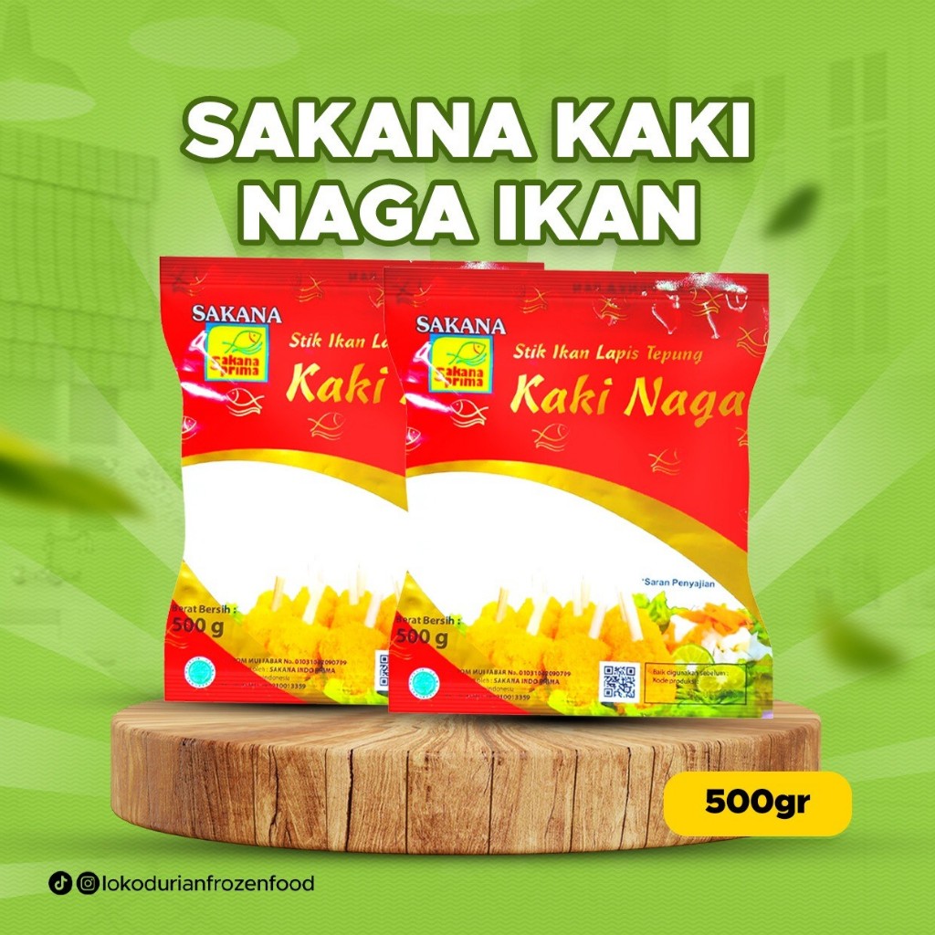 

Sakana Kaki Naga Ikan - 500gr