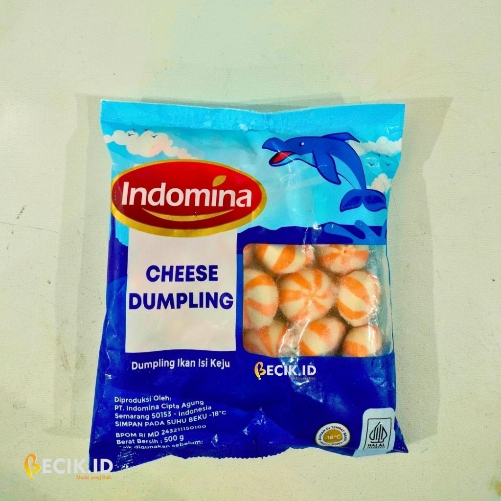 

INDOMINA Cheese Dumpling 500g – Dumpling Ikan Isi Keju | Exp Lama | Frozen Food