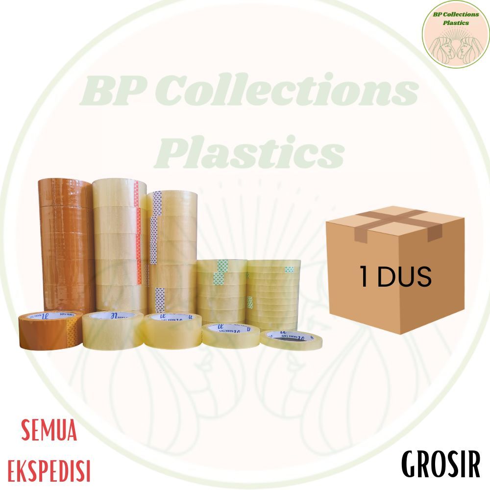 

LAKBAN BENING COKLAT 1 DUS 12 24 45 48 MM ISOLASI LAKBAN 2 INCH PACKING SOLASI 1 KARTON DUS GROSIR