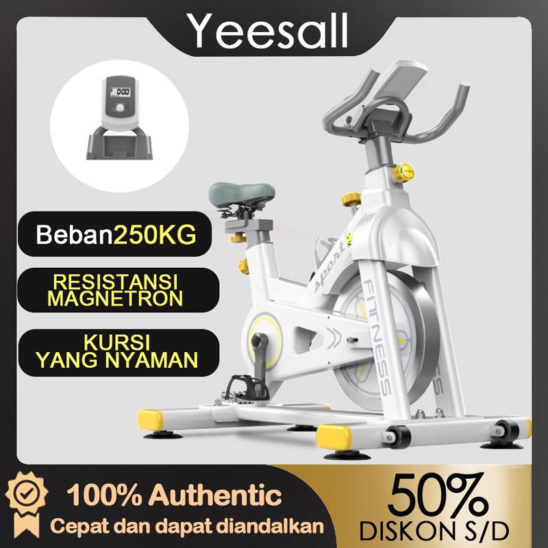 YEESALL sepeda statis | sepeda statis alat fitness | sepeda berputar