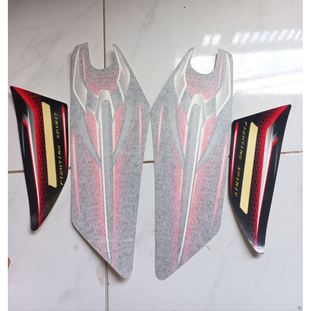 Striping Stiker Sticker Tangki Tengki Rx King Merah 2006-2007 Original Asli