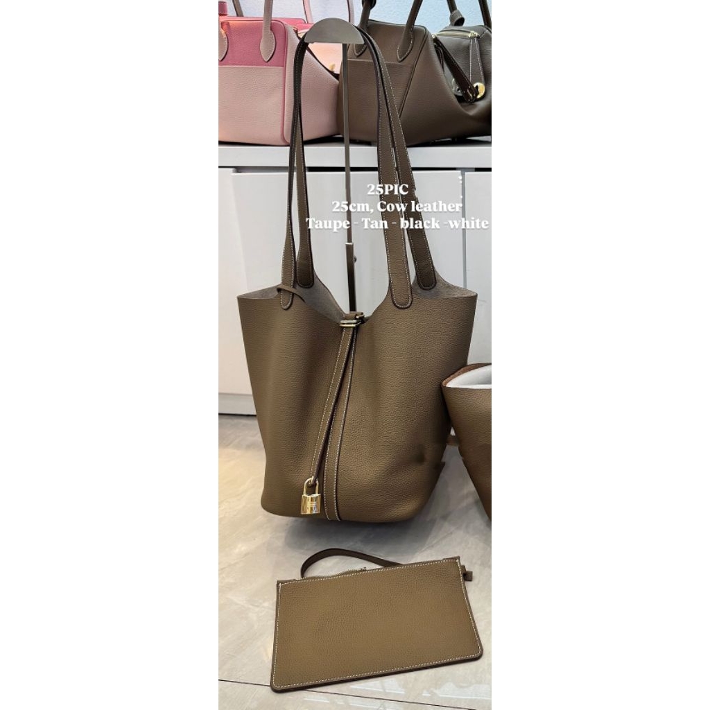 NEW Picotin PICO 26 "No brand" with 100% genuine leather