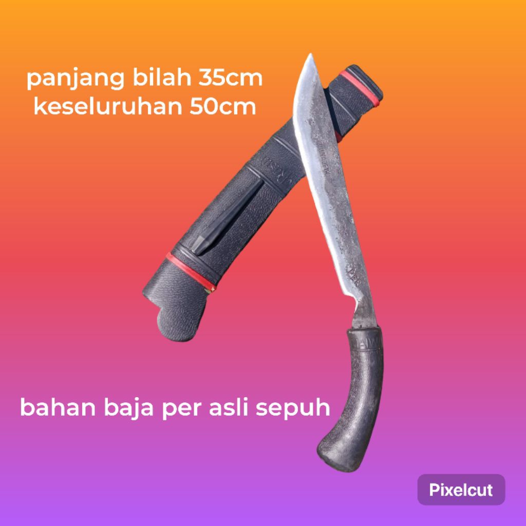 Peralatan kebun  /pisau besar baja