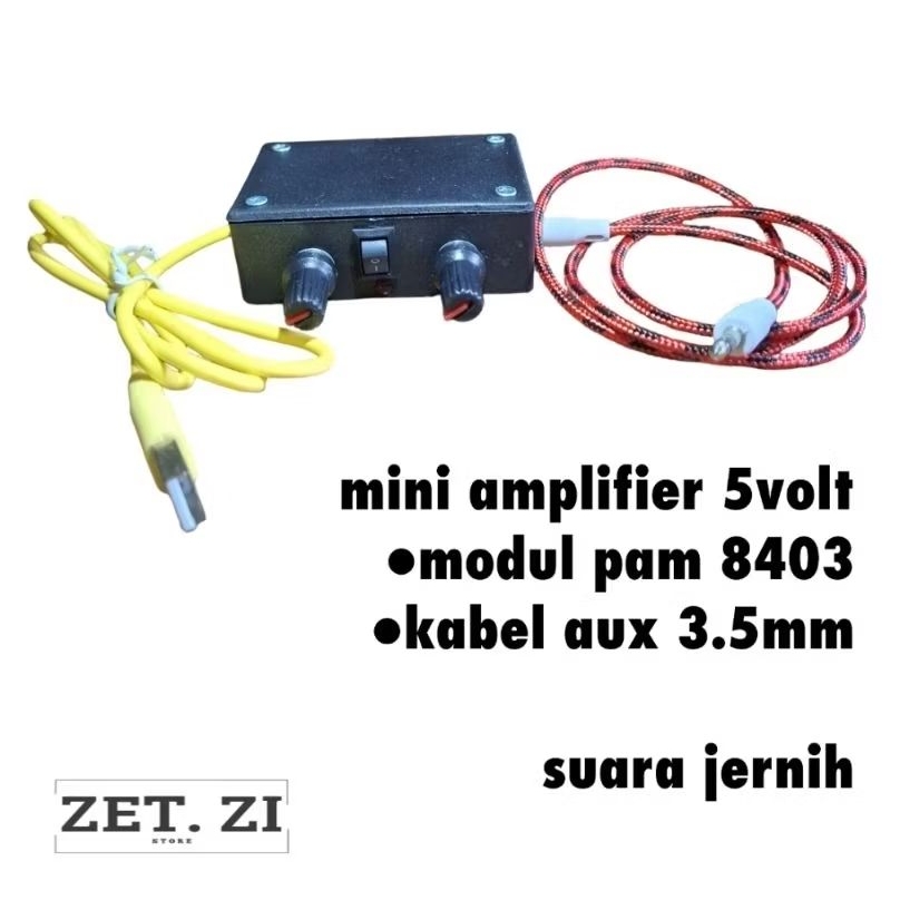 POWER MINI AMPLIFIER  5V DUA CHANEL