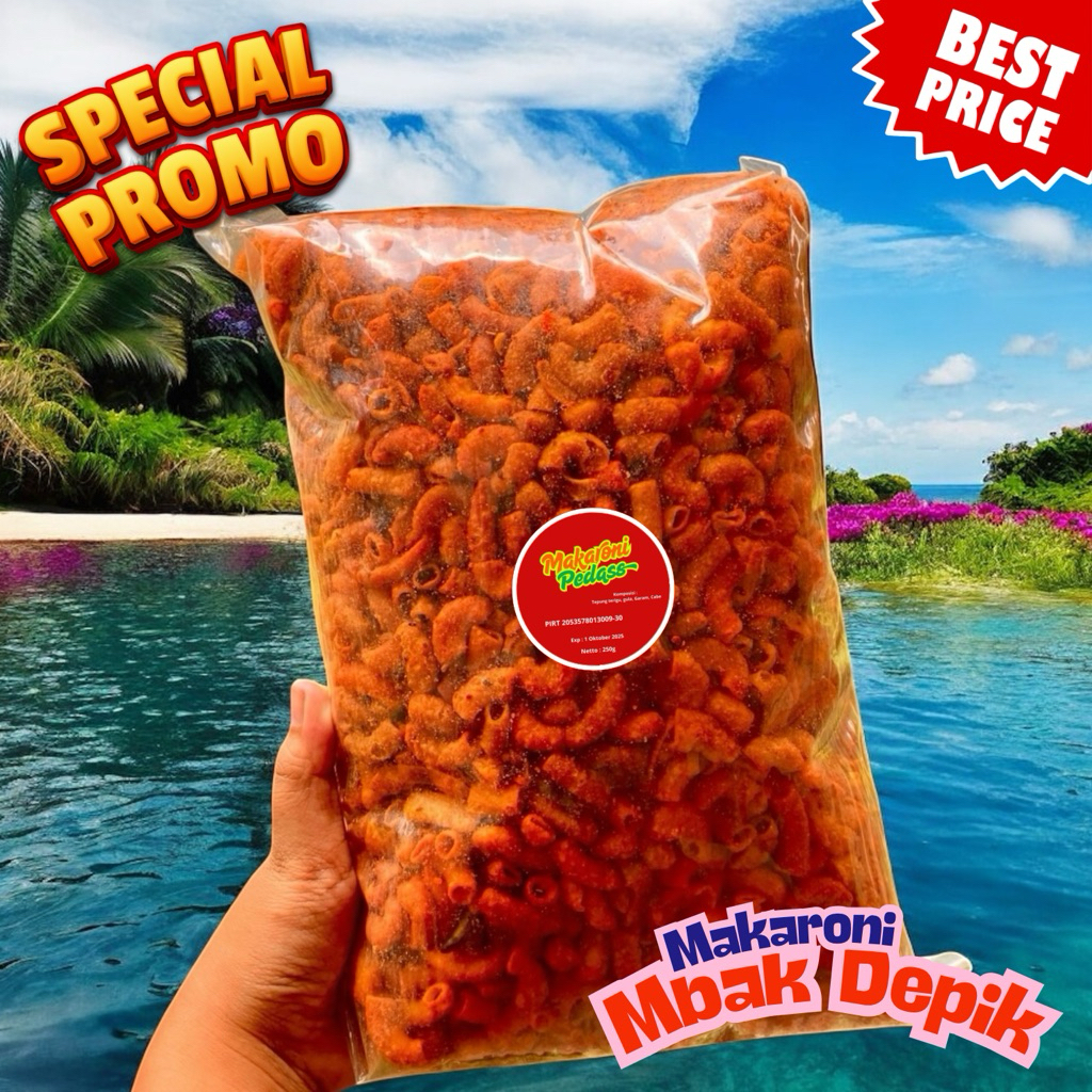 

Cemilan Makaroni Surabaya 1/4kg – Rasa Pedas Meledak!