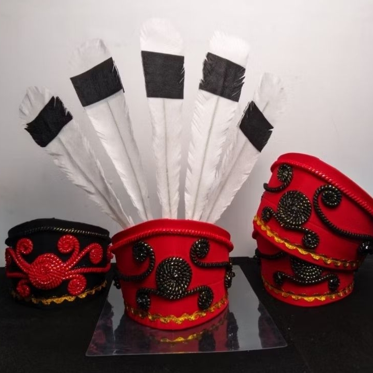 Aksesoris kepala/ Tengkulas/ mahkota/topi dayak wanita/ Pria