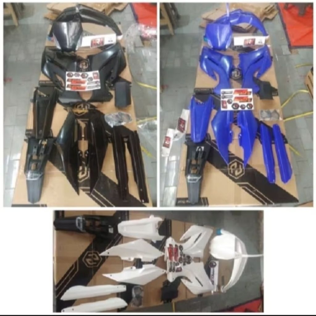 BODY FULLSET + TANGKI BENSIN WR 155 BODI LENGKAP WR155 BODY SET WR 155 ONLY COVER SET ONLY WR155 BOD