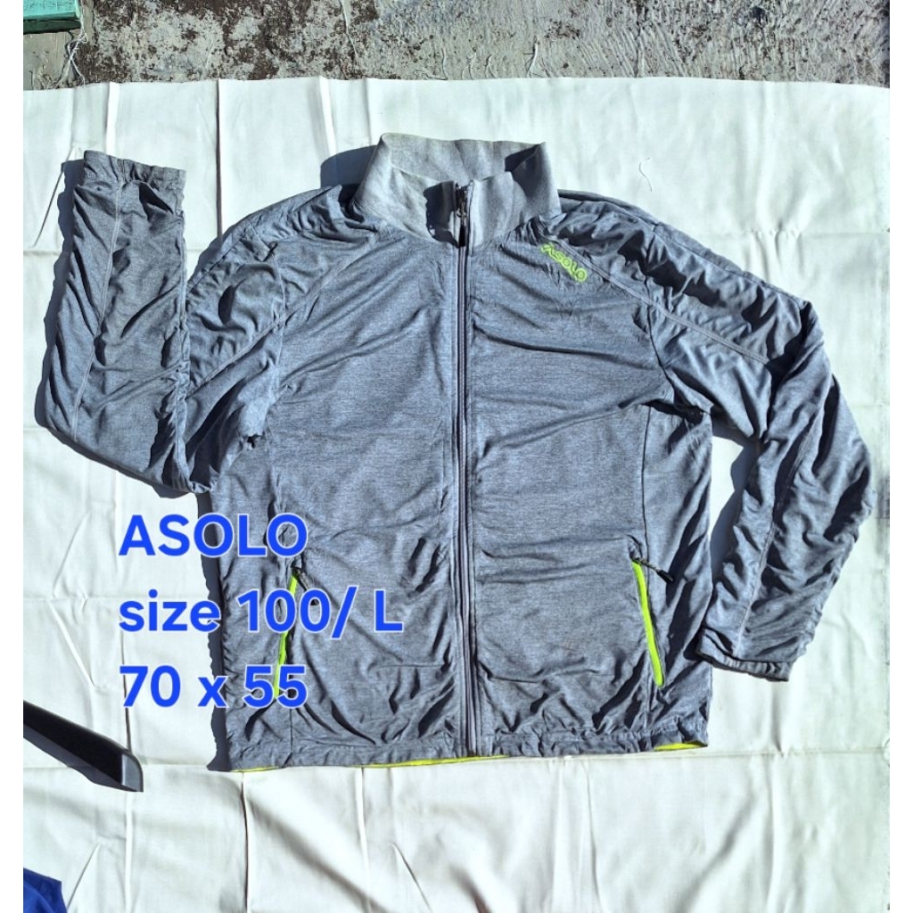Jaket ASOLO Reversible Tracktop Outdoor Sport Bolak Balik