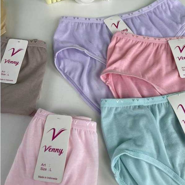 Isi 6 Celana Dalam Wanita Dewasa Remaja Bahan Katun | CD Perempuan Underware Cewek Sexy