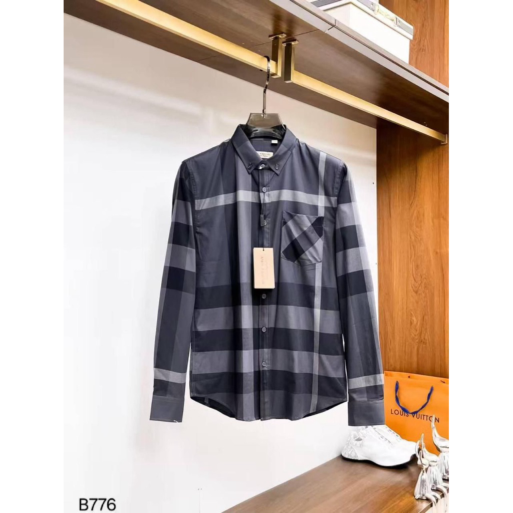 kemeja pria lengan panjang branded / kemeja lengan panjang pria dewasa casual kotak kotak