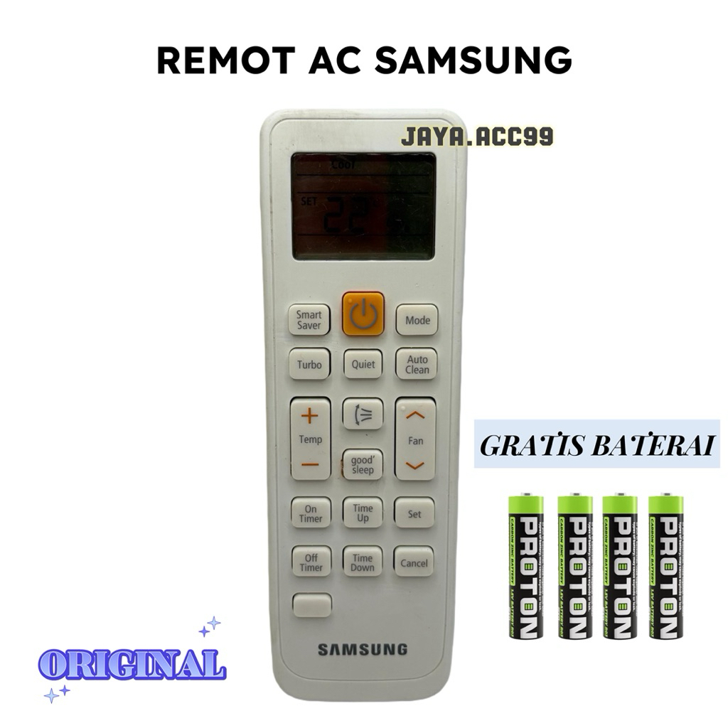 REMOTE REMOTE AC SAMSUNG ORIGINAL