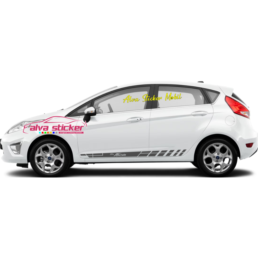 new concept sticker fiesta stiker fiesta list stripe body samping mobil ford fiesta sticker stiker f