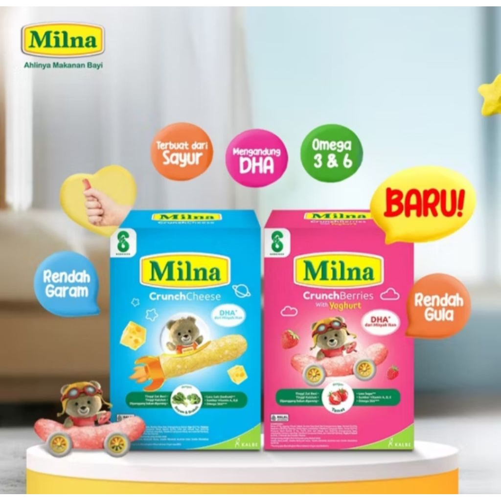 milna crunch 20gr camilan bayi 8+ bulan