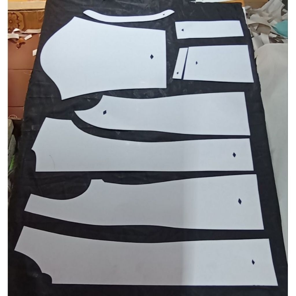 Jual POLA seragam BAJU PNS / PDH /DINAS Wanita / Rok PNS PDH