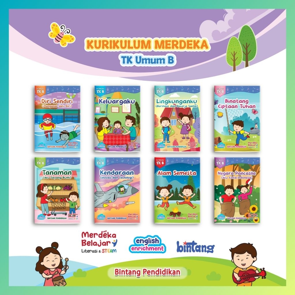Buku Paket Paud TK Kurikulum Merdeka