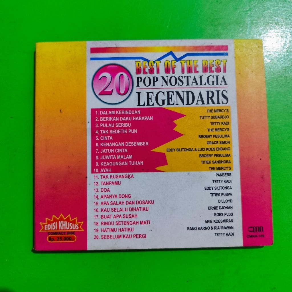 CD Original 20 BEST OF THE BEST POP NOSTALGIA