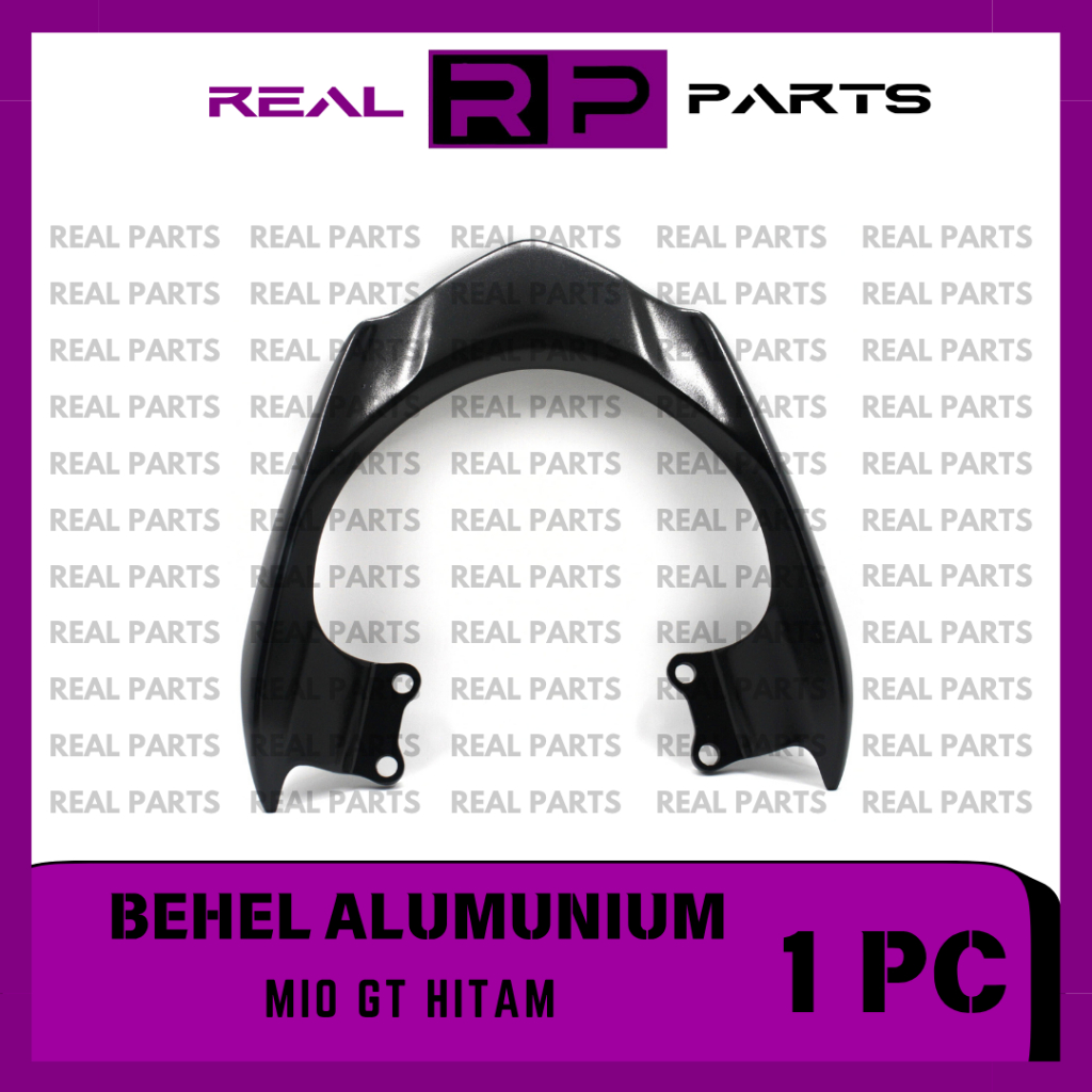 REAL-PARTS/BEHEL-ALUMUNIUM/ALUMINIUM/PEGANGAN/TANGAN/BELAKANG/MOTOR/YAMAHA-MIO-GT/HITAM/GRADE-ORI