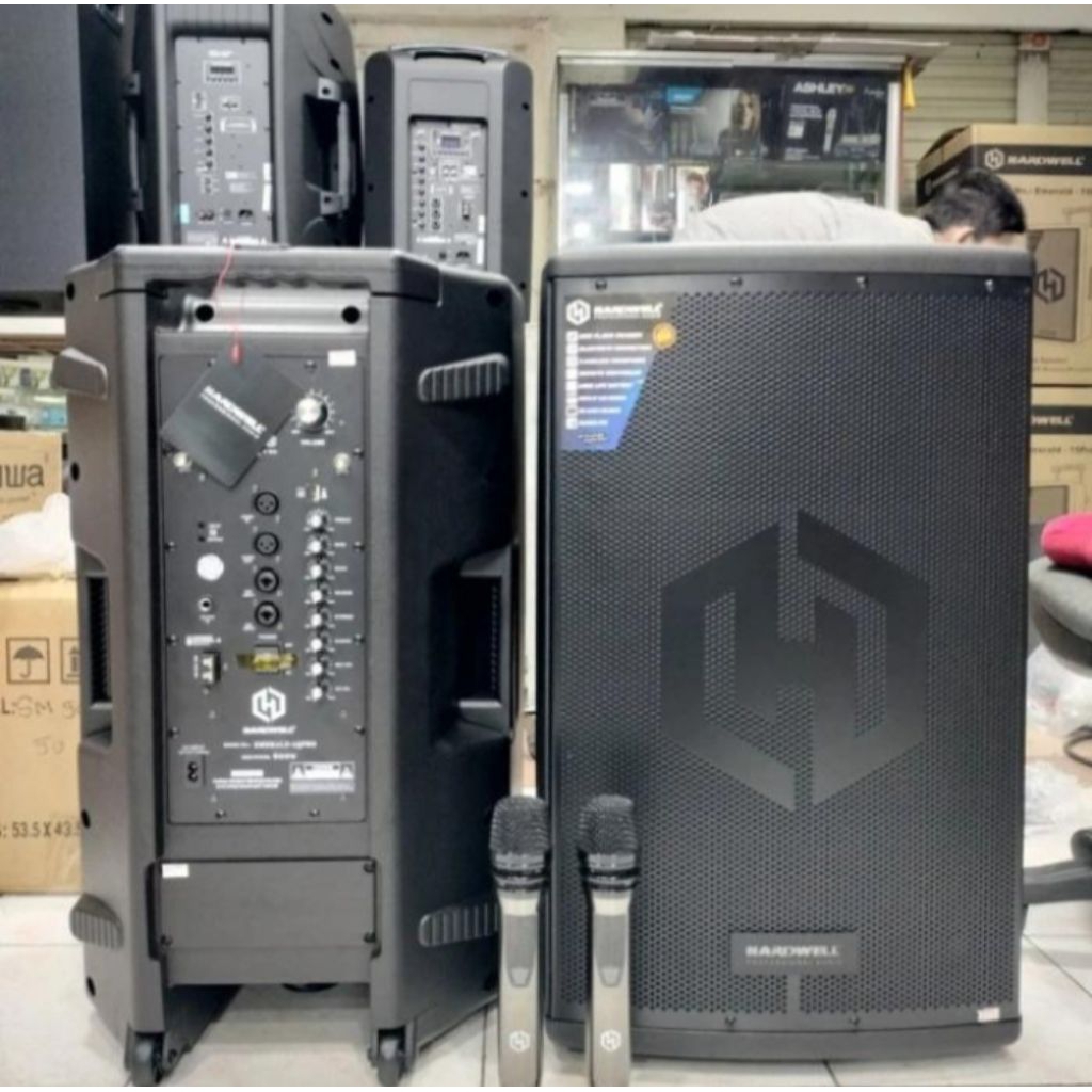 Speaker Hardwell Emerald 15 Pro - Speaker Portable 15 Inch Hardwell