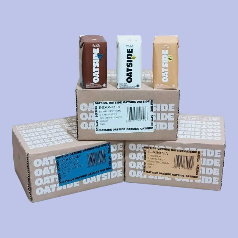 

1 Dus (24pcs) 200ml OATSIDE MINI STRAW (Kemasan Sedotan)