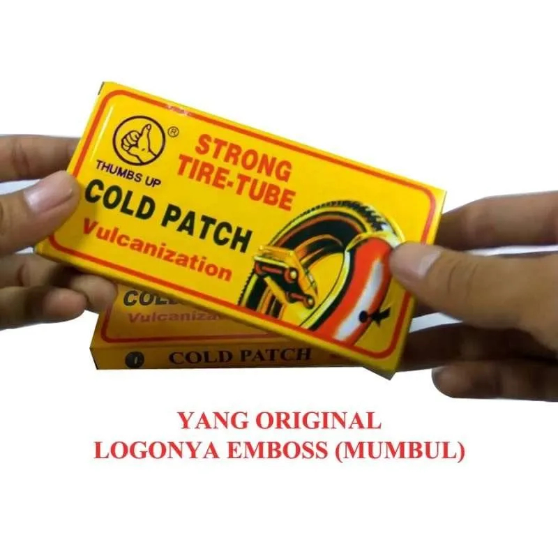 Tambal Ban / Tambal Ban Tubeless / Alat Tambal Ban / Sepeda & Motor Cold Patch Thumbs Up Tip Top