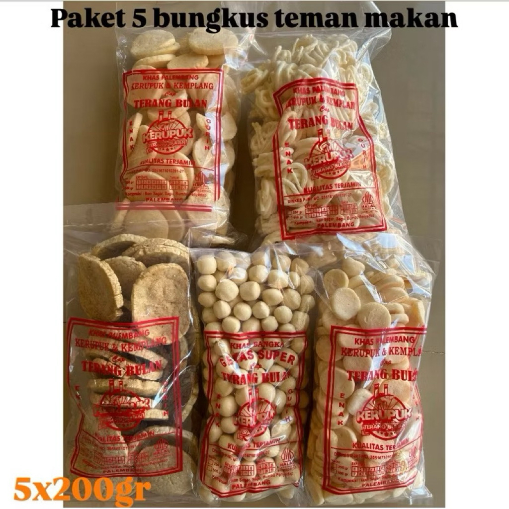 

KERUPUK PALEMBANG PAKET 5 BUNGKUS TEMAN MAKAN