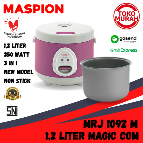 Magic Com/Rice Cooker/Penanak Nasi MASPION MRJ 1092 M 1,2 Liter