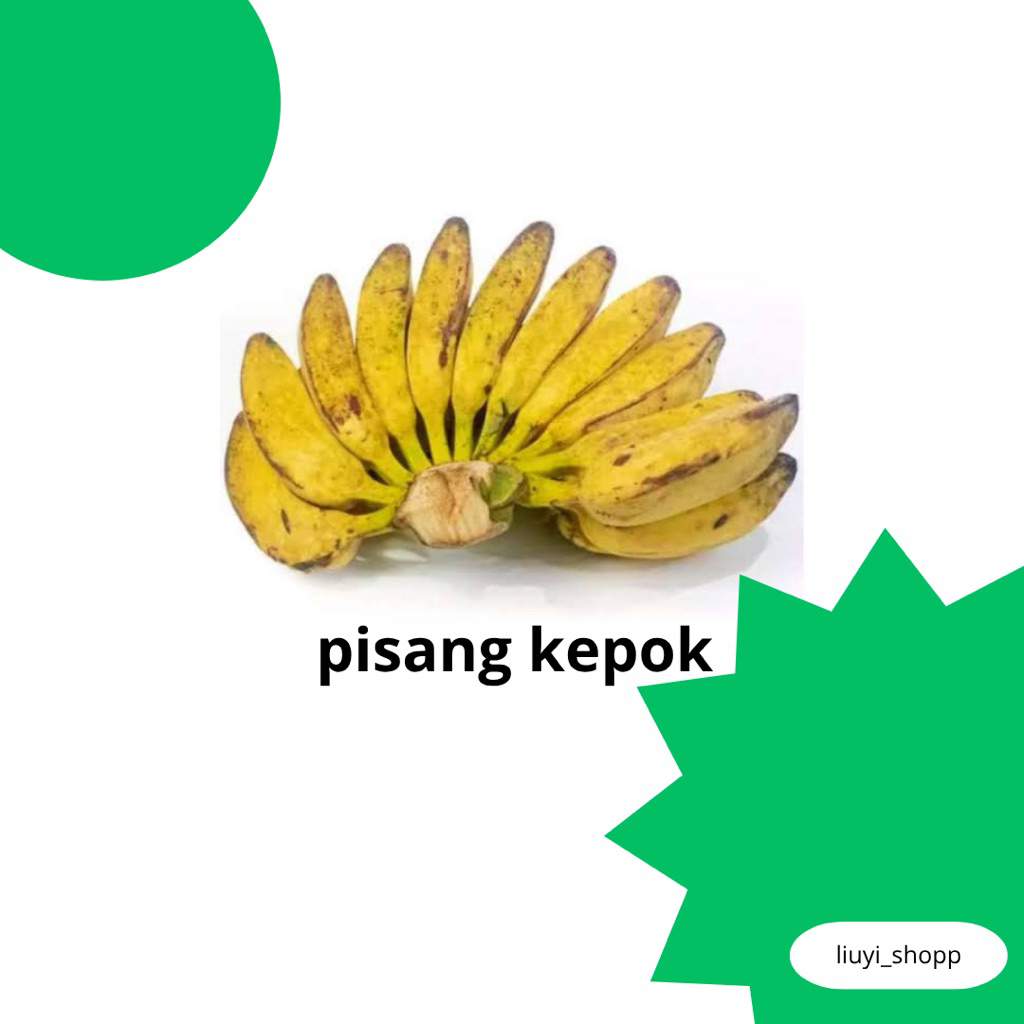 

pisang kepok 1 sisir